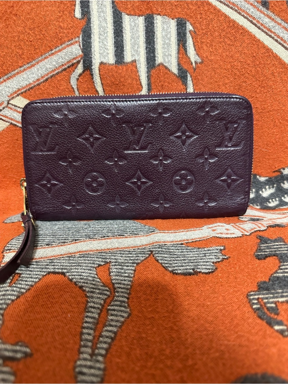 LOUIS VUITTON ❤️🌟SP2191 MONOGRAM EMPREINTE PORTEFEUILLE ZIPPY WALLET ⭐️